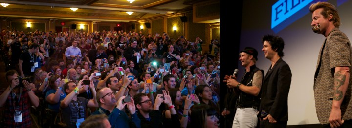 Green Day introduce Broadway Idiot to a packed theater at SXSW